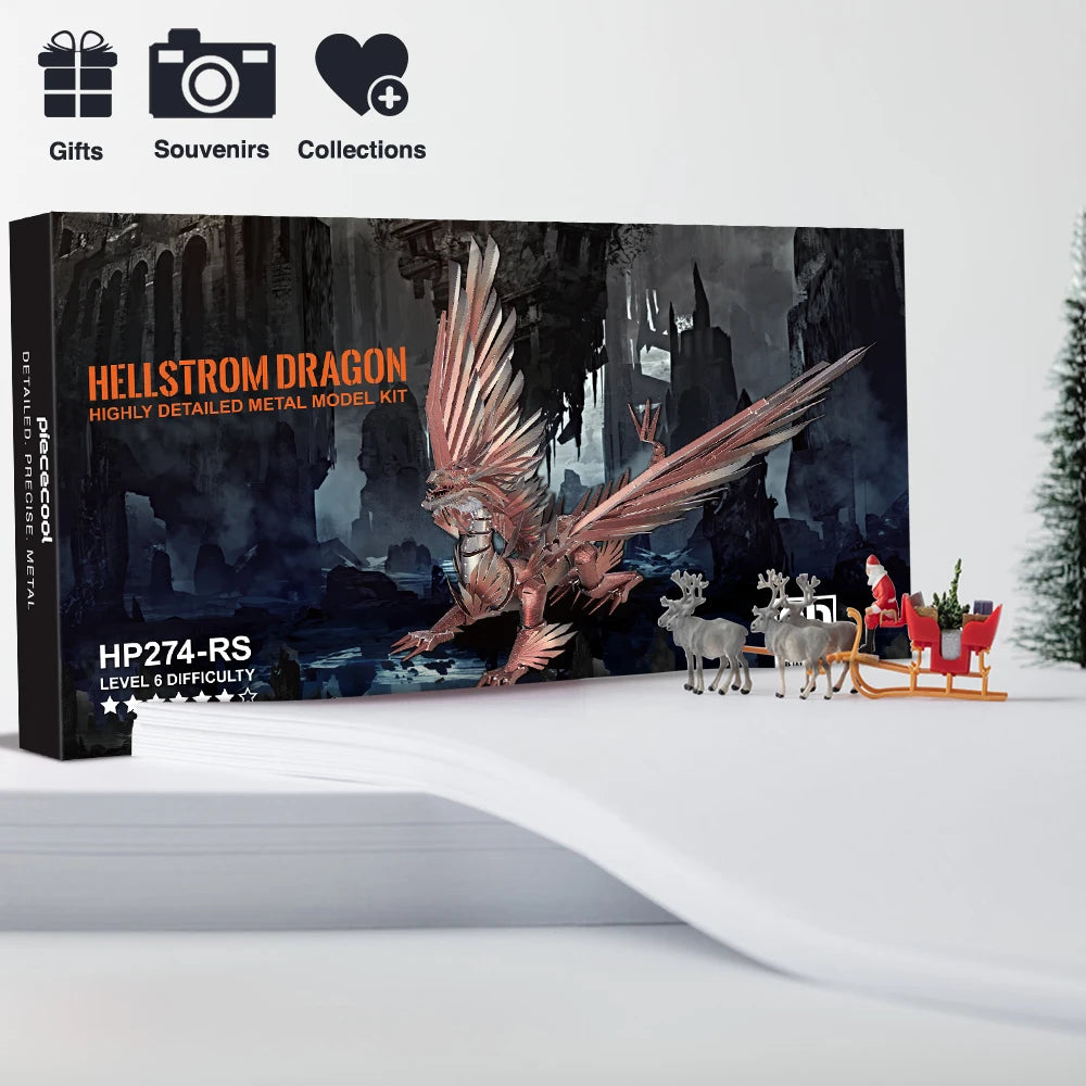 Piececool 3D Metal Puzzles  dragon