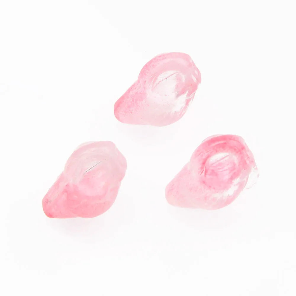 30pcs Glass Shell Beads for Jewelry Making