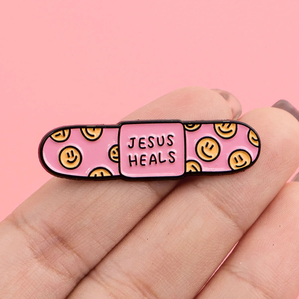 Jesus & Bible Enamel Pin