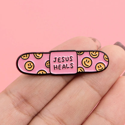 Jesus & Bible Enamel Pin