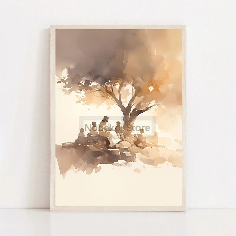 Modern Christian Jesus canvas