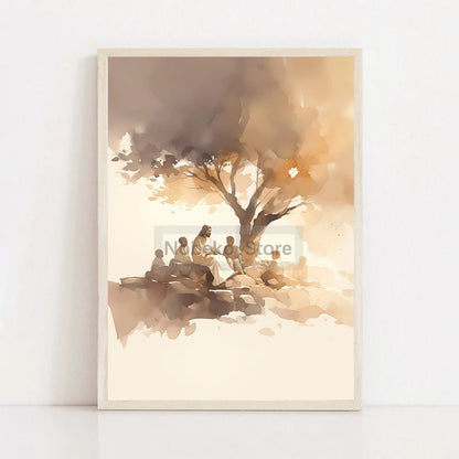 Modern Christian Jesus canvas