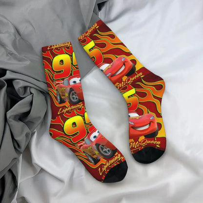 Race Lightning Mcqueen socks