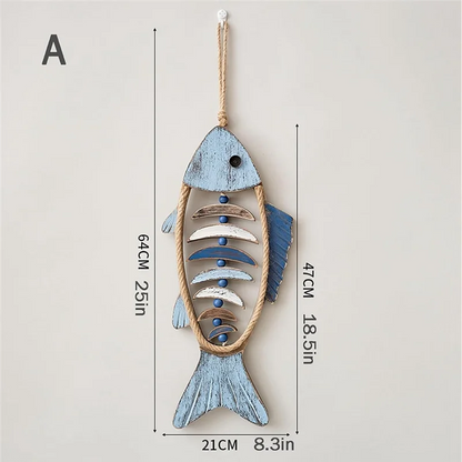 Fish Wall Decor,  Nautical Fish Decoration,