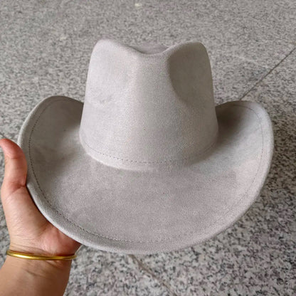 Suede cowboy hat