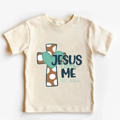 Jesus loves me Christian Kids T
