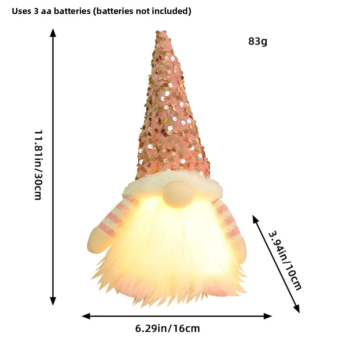 Christmas LED Glowing Gnome christmas lights