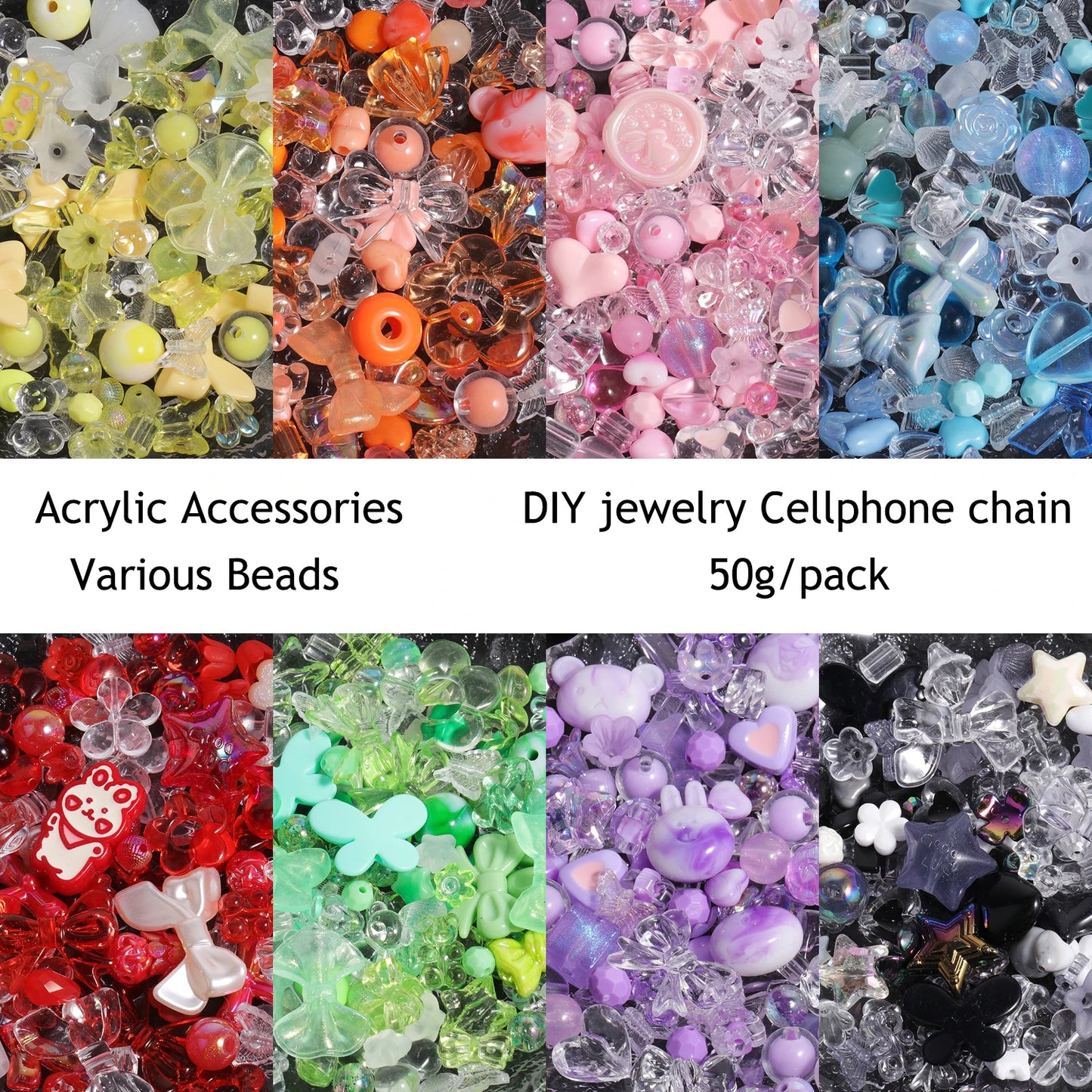 Cute Assorted Acrylic Beads