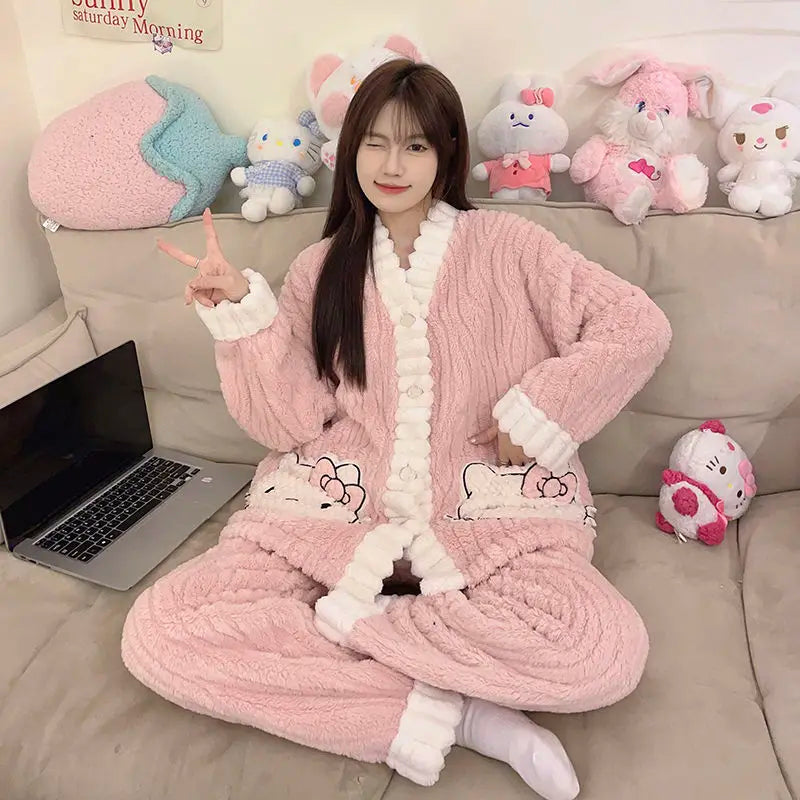Hello Kitty Pajamas Pajamas Girls Long-