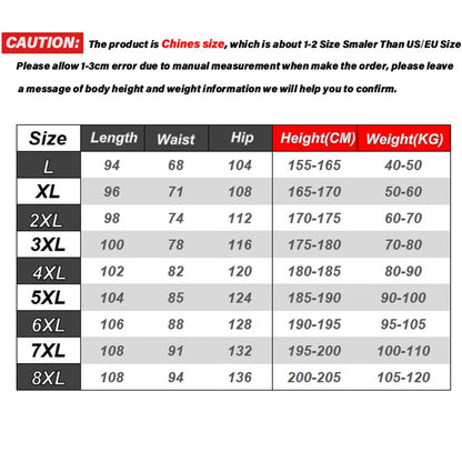 8XL Men Winter Warm Pants