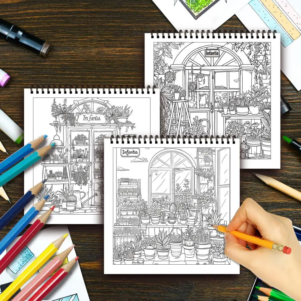 1pc, Teen Colouring Book - 30 Sheets