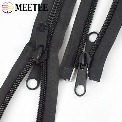 80-300cm Black 10# Nylon Zippers