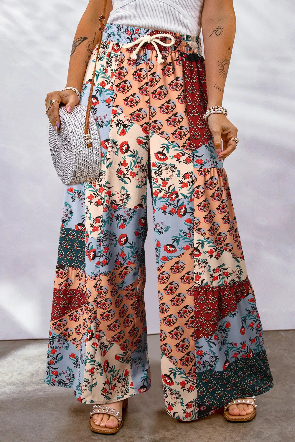 Women's Floral Print Pants -