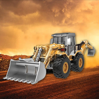 Alloy Tractor Kids Excavator Bulldozer Miniature crane