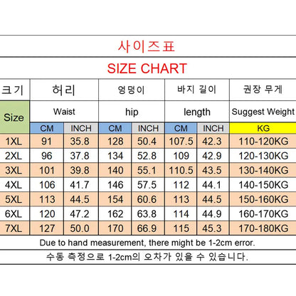 Plus Size 7XL 6XL Men Sports Pants