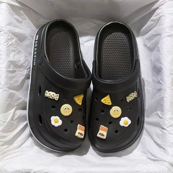 Women's rubber shoes like crocs