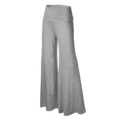 Womens High Waist Wide Leg Maxi Long Pants  S-4XL