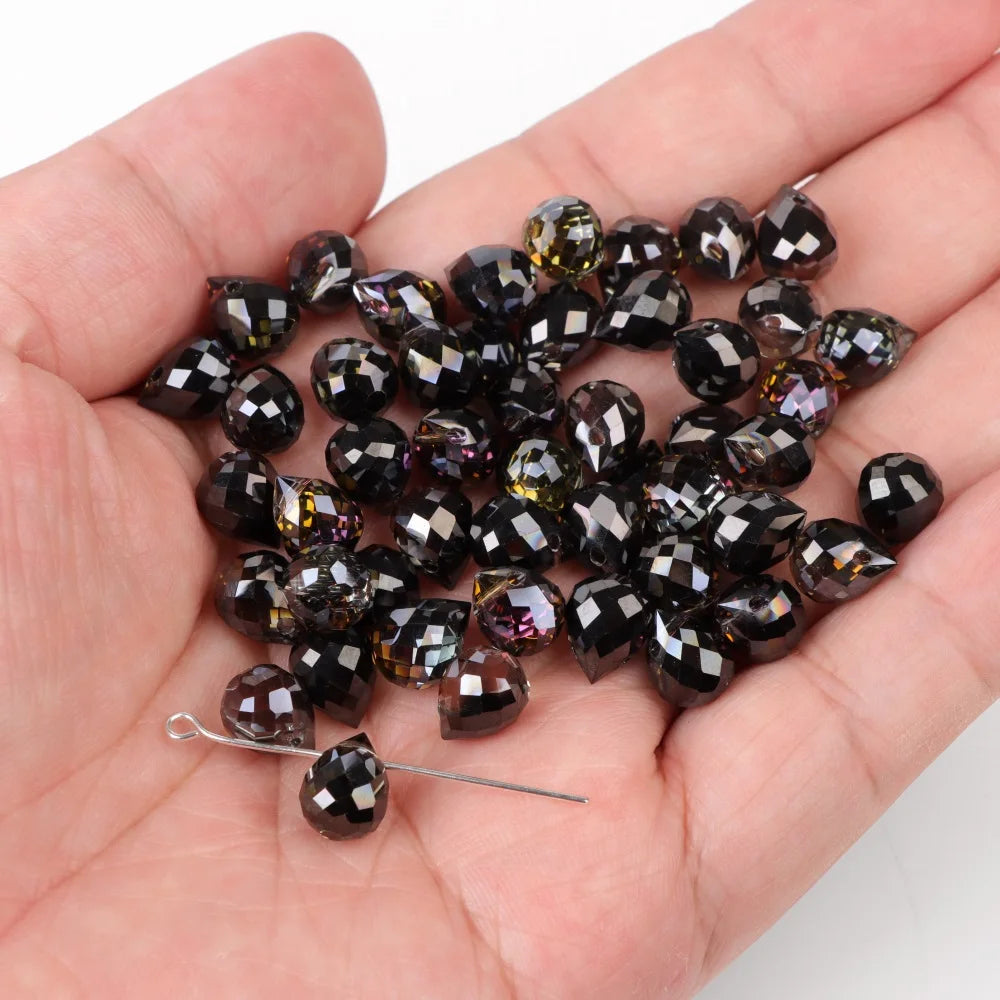 Water Drop  Crystal Glass Beads Czech