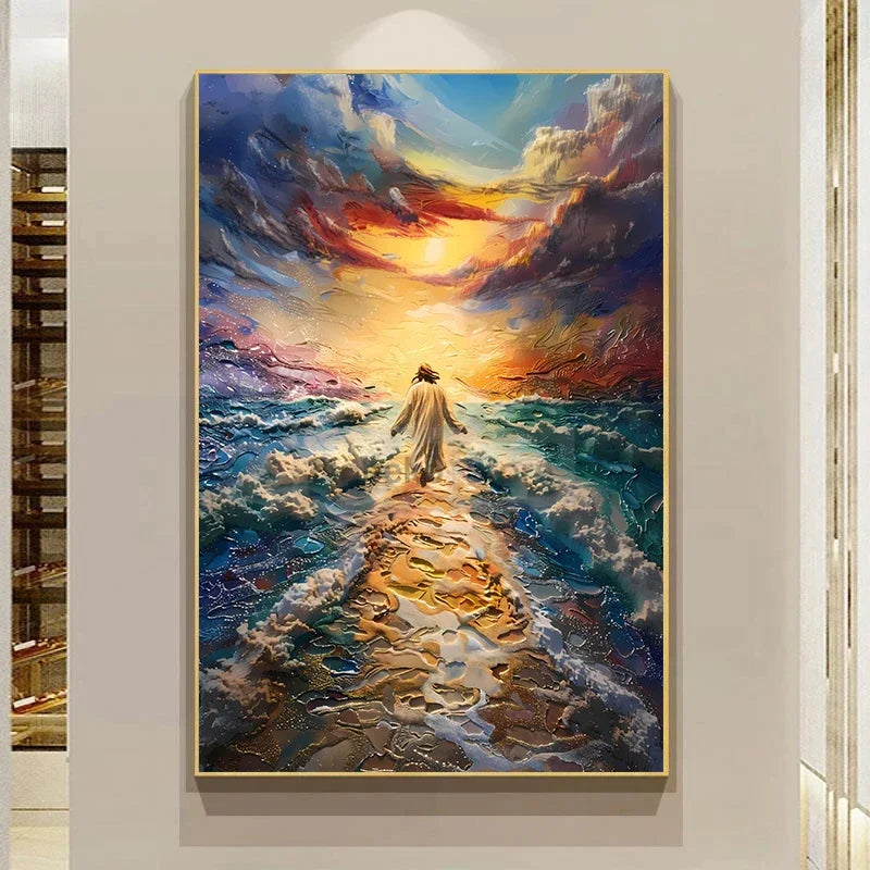 Modern Christian Jesus canvas