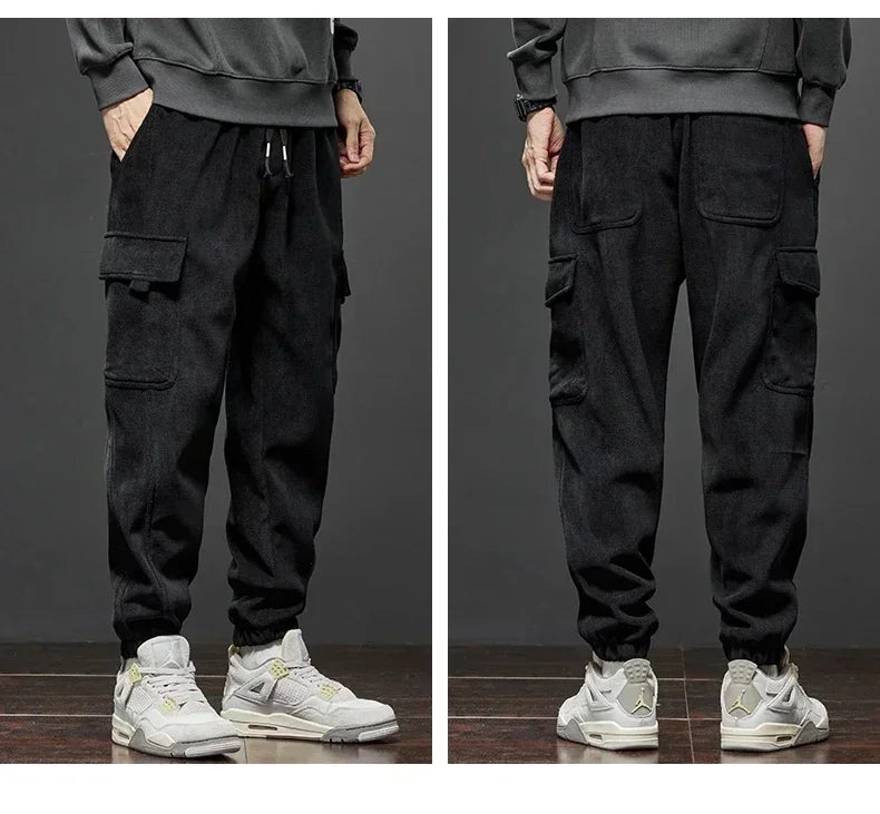 Winter Fleece Men Casual Pants