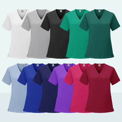 Medical Scrub Suits Uniform Women
