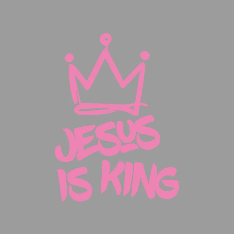 Jesus is King and wears a crown