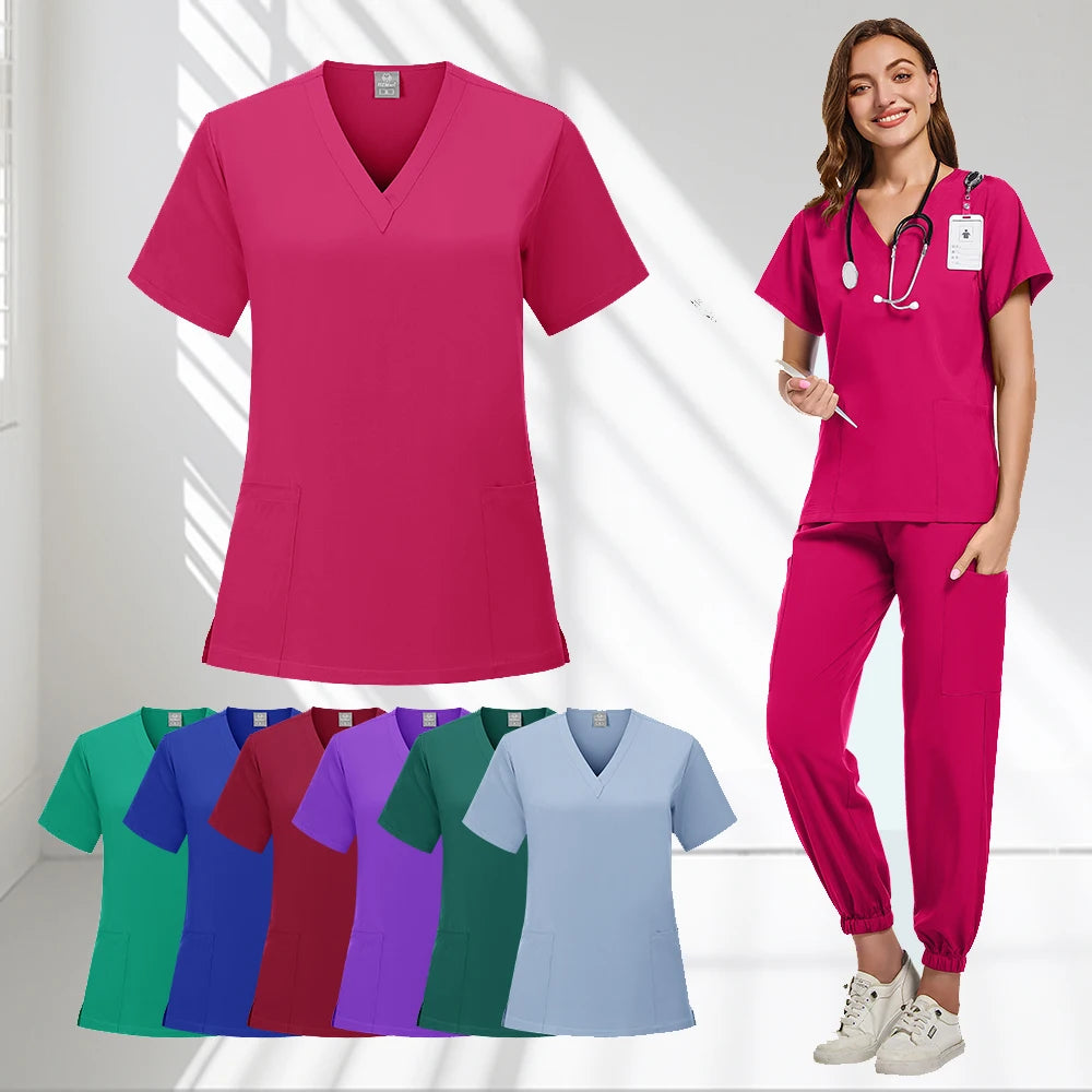 Medical Scrub Suits Uniform Women