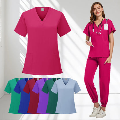 Medical Scrub Suits Uniform Women