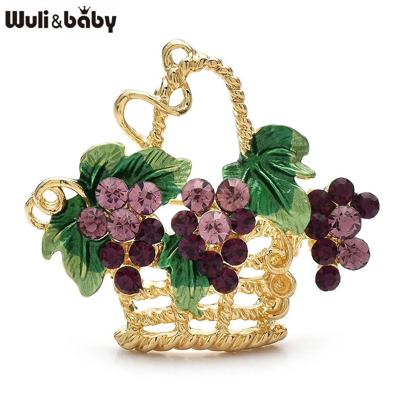 Grapes Basket broch