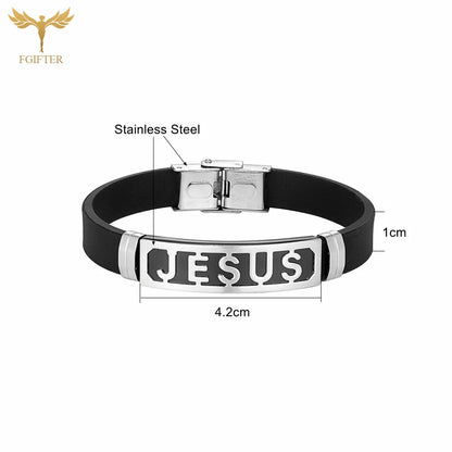 JESUS Silicone Bracelets JESUS LOVES YOU