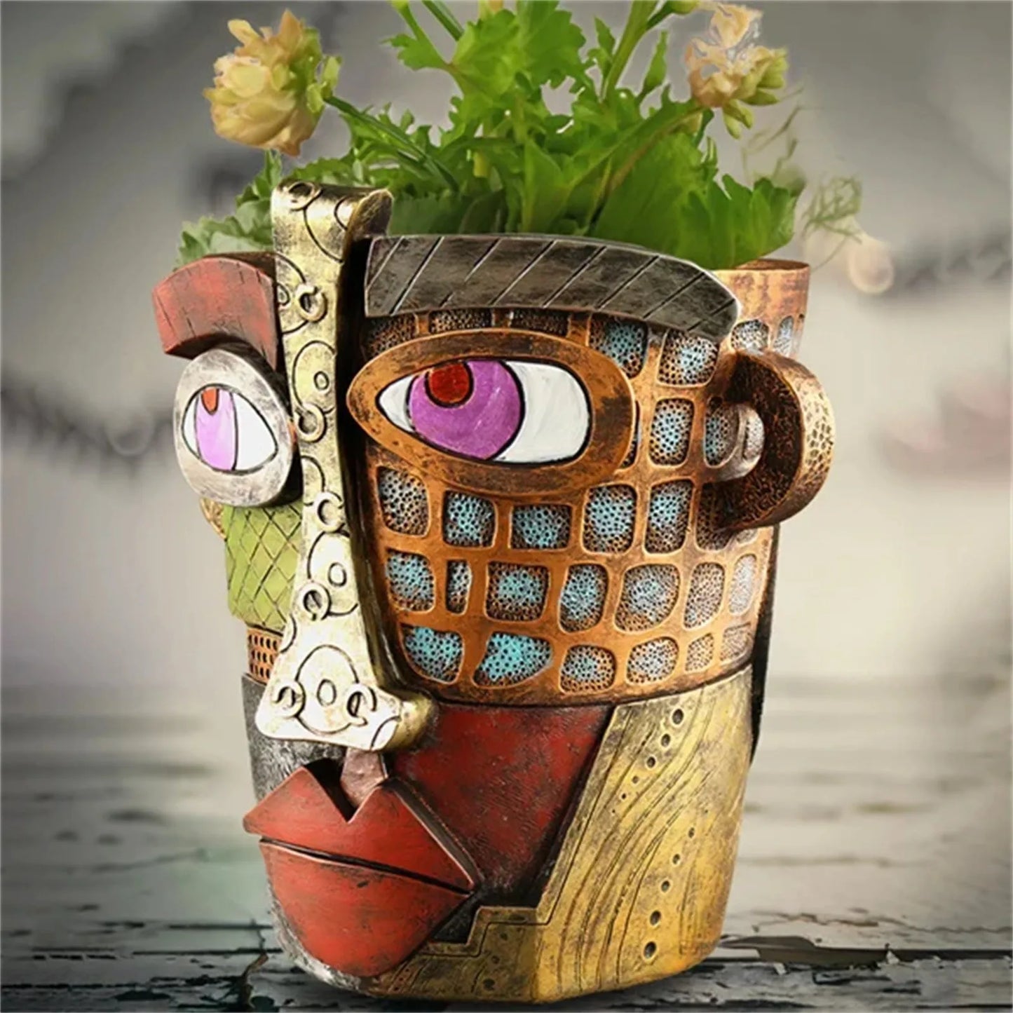 Funny Flower Pot Ornament