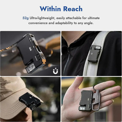 G5 LED C Flashlight 400Lumens Powerful Light Bulit-in Battery