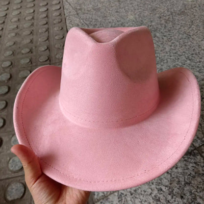 Suede cowboy hat