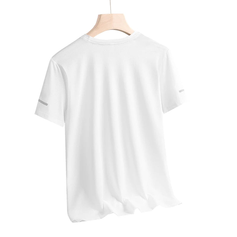 9xl Large Plus Size Quick Dry Short Sleeve T Shirt