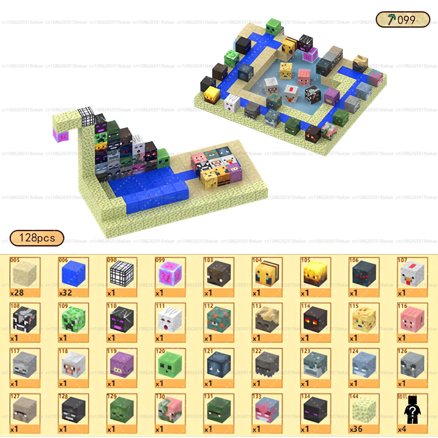 Minecraft Magnetic Building Blocks Mine World Magnet