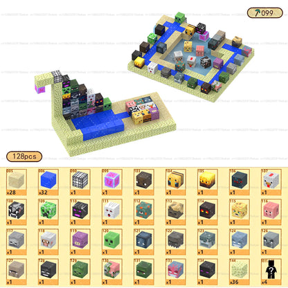 Minecraft Magnetic Building Blocks Mine World Magnet