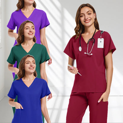 Medical Scrub Suits Uniform Women
