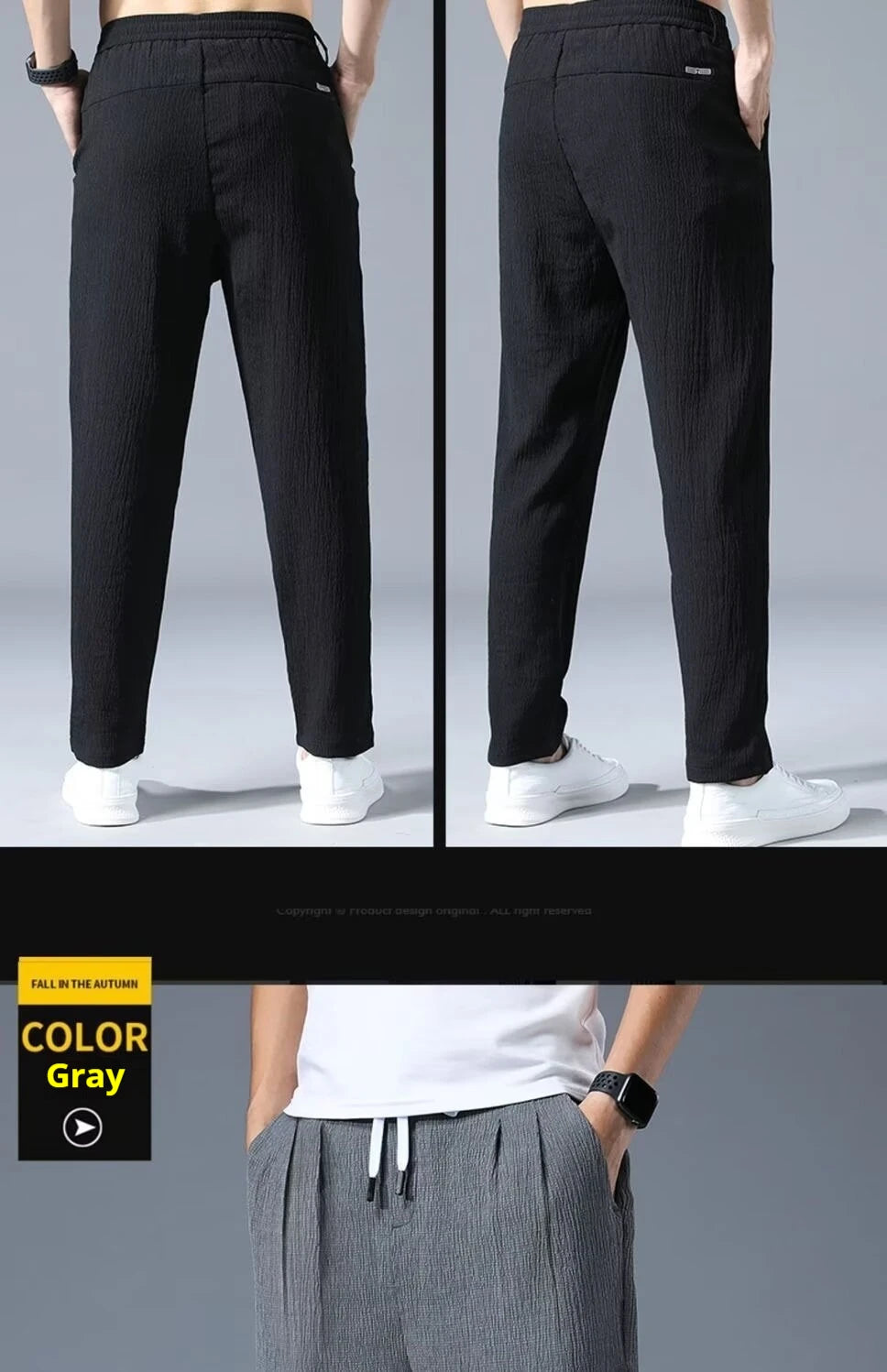 2025 Summer Men's Linen Pants Ultra Lightweight Breathable