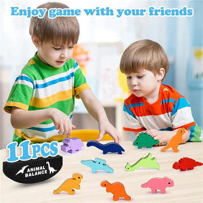 Dinosaur Building Stacking blocks Montessori