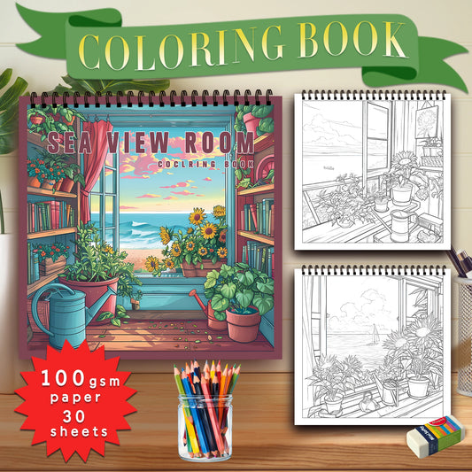 1pc, Teen Colouring Book - 30 Sheets
