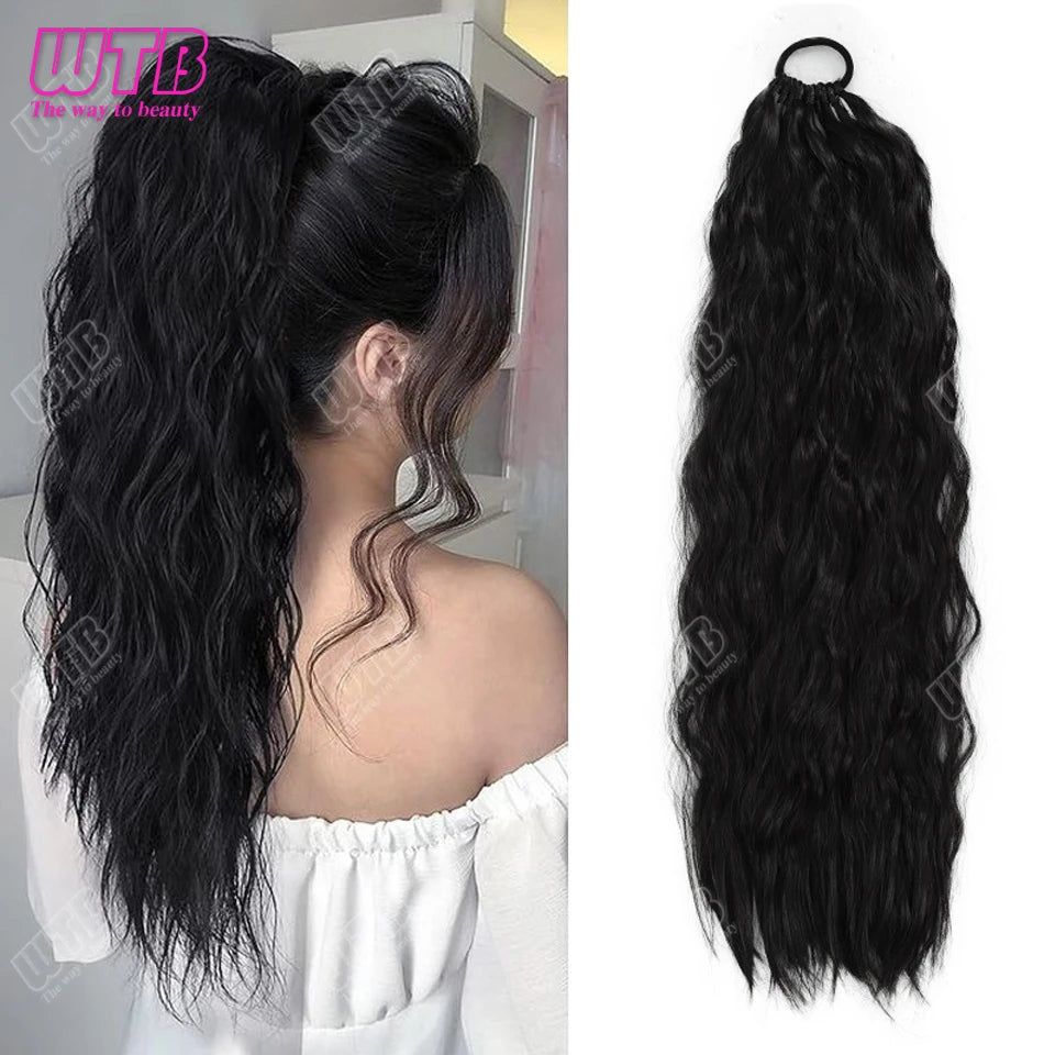 Synthetic braided wig