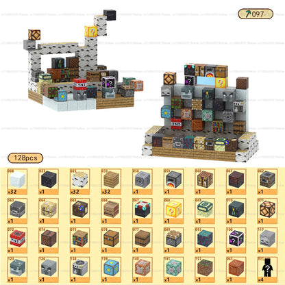 Minecraft Magnetic Building Blocks Mine World Magnet