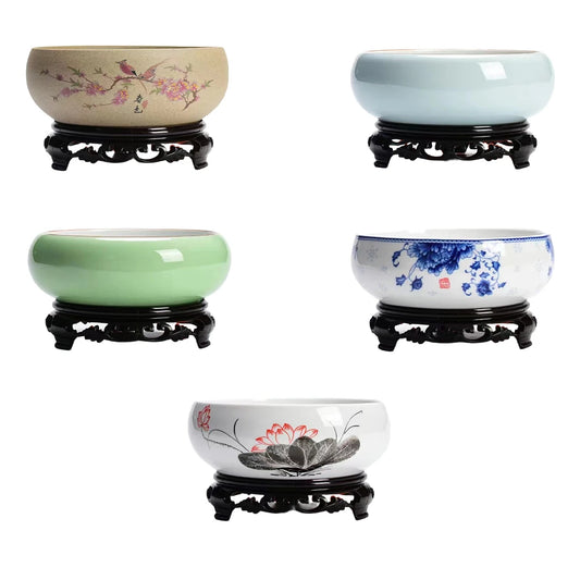 Elegant Bowl Planter Decor Lotus Bowls For Balcony Garden Lotus Bowls