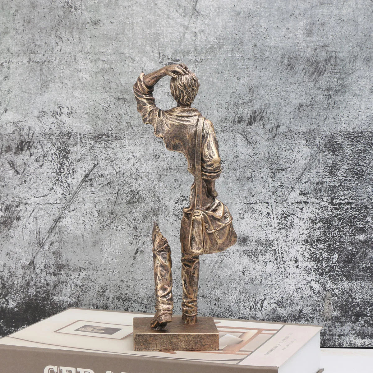 Traveler Sculpture - Abstract Resin Decor