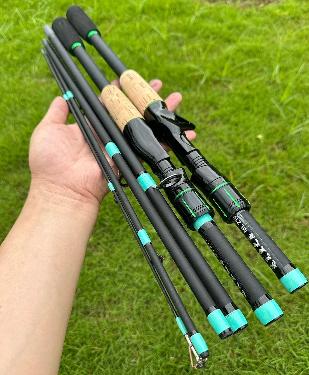 Micro Fish Lure Fishing Rods 1.8m 2.1m Carbon