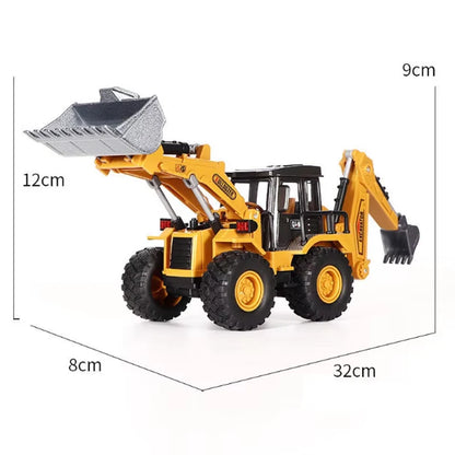 Alloy Tractor Kids Excavator Bulldozer Miniature crane