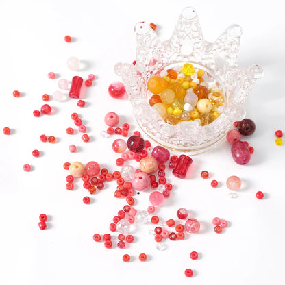 3-12mm 30g/bag Multicolor Mixed Glass Beads