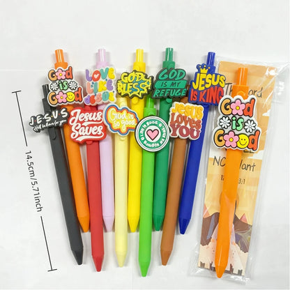 10 Sets Christian Pens and bookmark