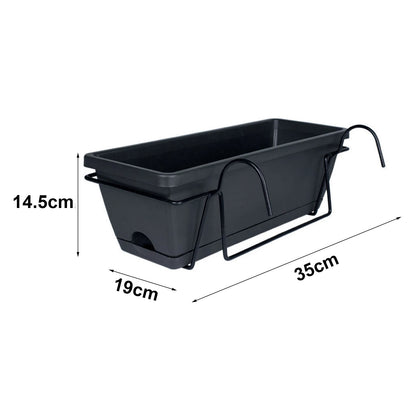 Balcony Railing Planter Ornament Window Box Planter