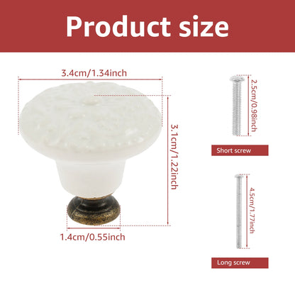 20PCS/Set Ceramic Cabinet knobs
